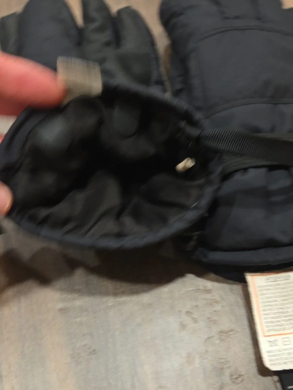 REI Kids Black Insulated Winter Gloves